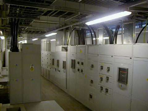 A view of the power room